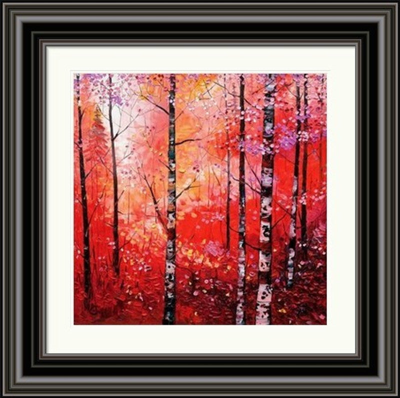 Silver Birches In Autumn by Daniel Campbell