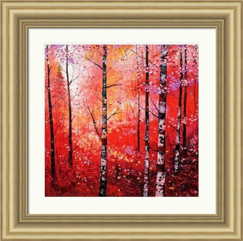 Silver Birches In Autumn by Daniel Campbell