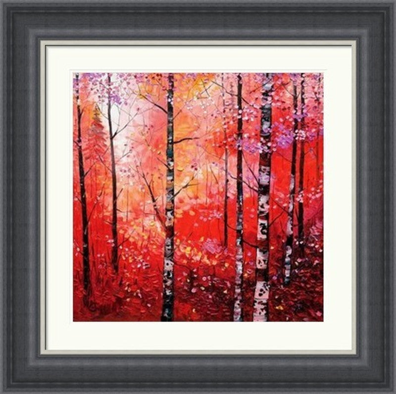 Silver Birches In Autumn by Daniel Campbell