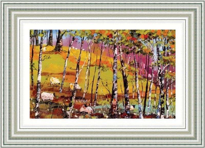 Grazing Among The Birches by Daniel Campbell