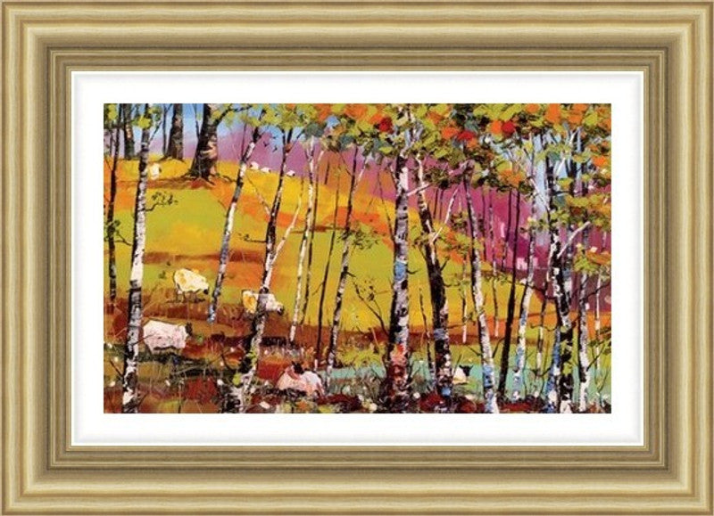 Grazing Among The Birches by Daniel Campbell
