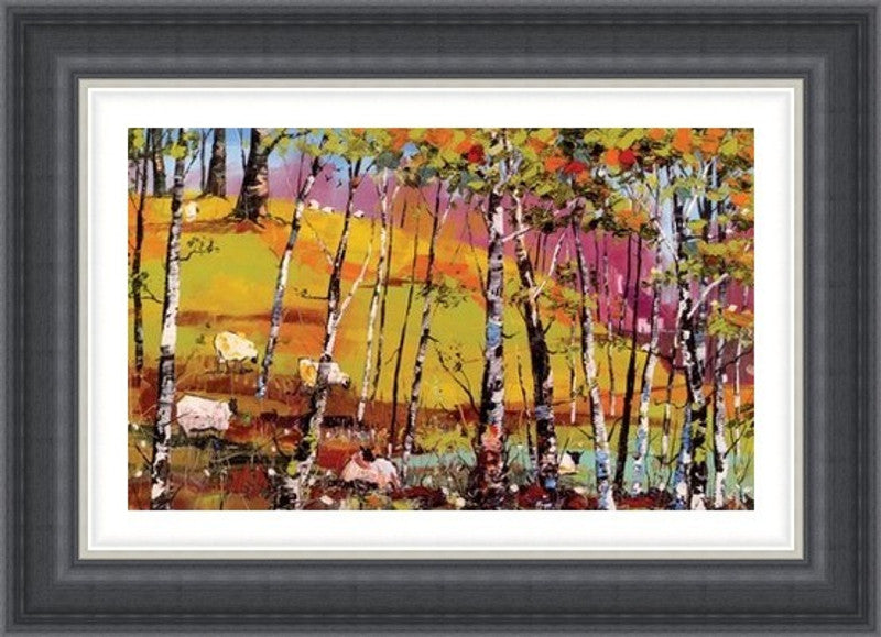 Grazing Among The Birches by Daniel Campbell