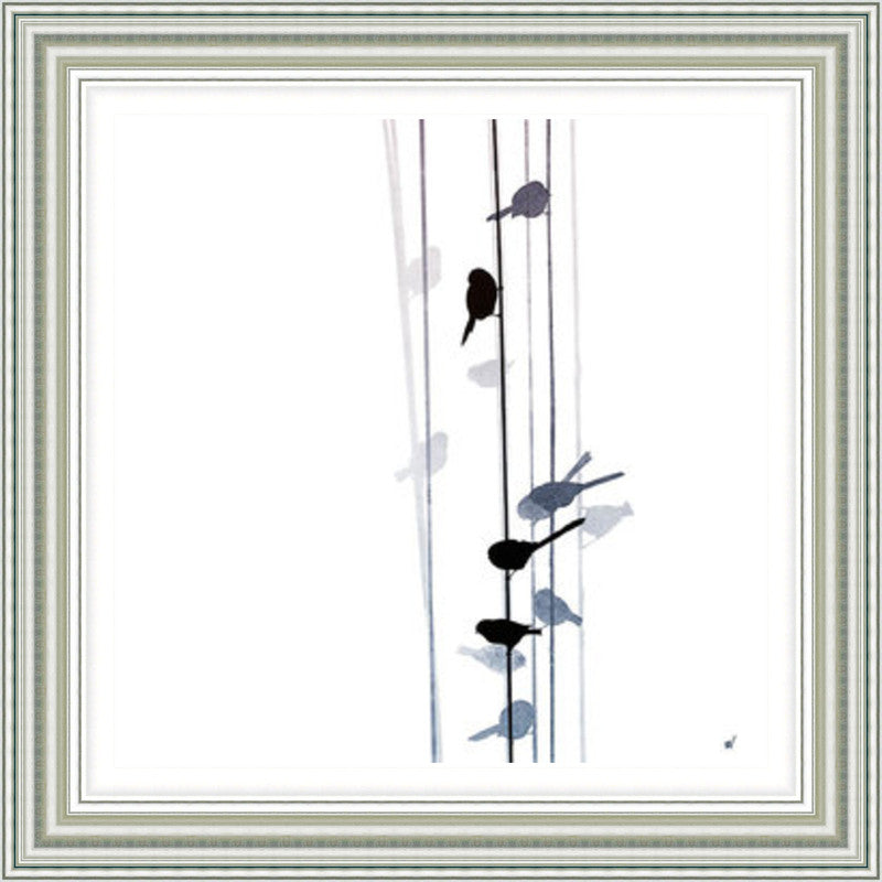 Long Tailed Tit and Siskin by Sandra Vick