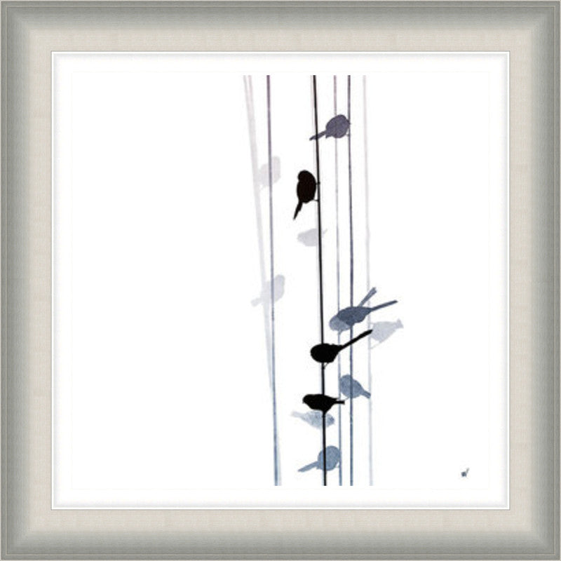Long Tailed Tit and Siskin by Sandra Vick