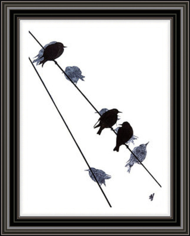Starlings by Sandra Vick