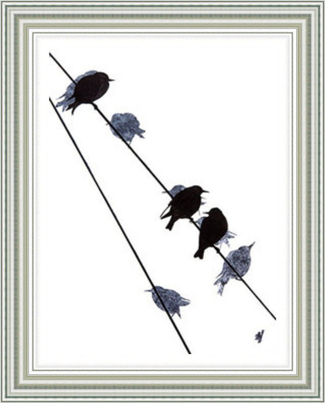 Starlings by Sandra Vick
