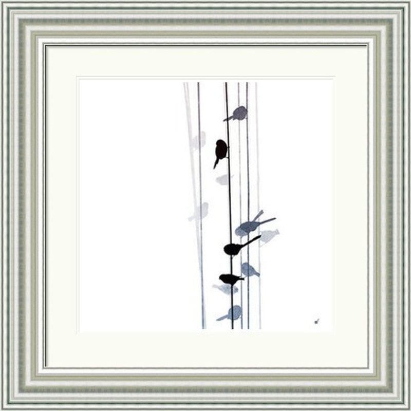 Long Tailed Tit and Siskin by Sandra Vick