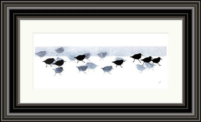 Sanderlings by Sandra Vick