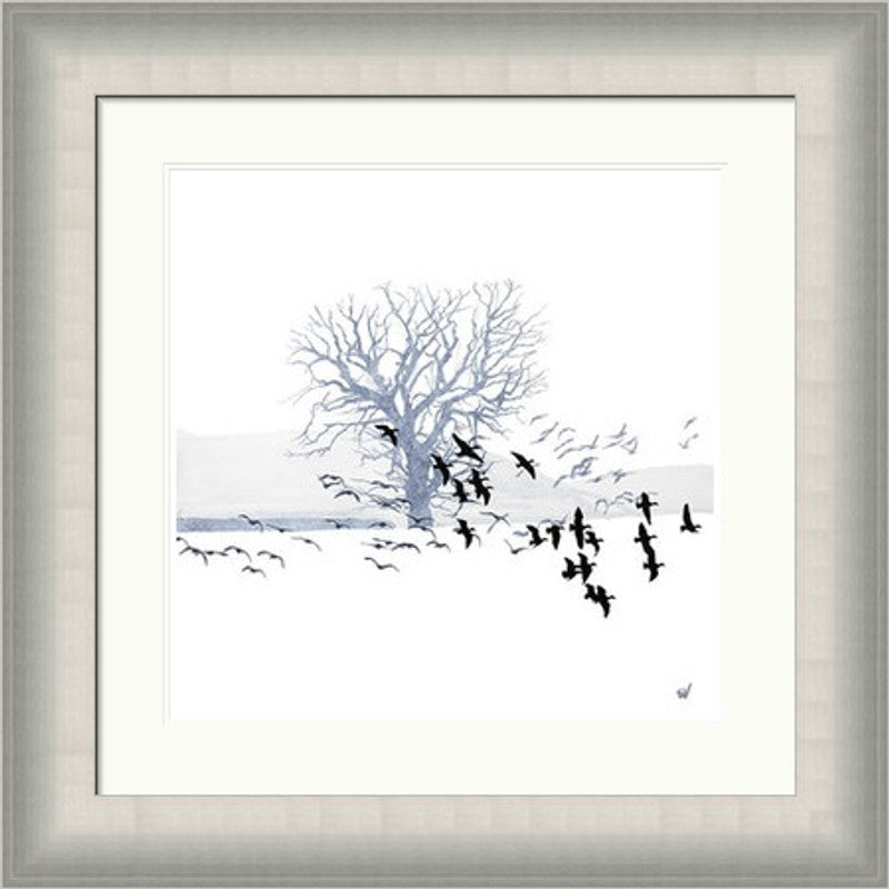 Trees and Geese by Sandra Vick