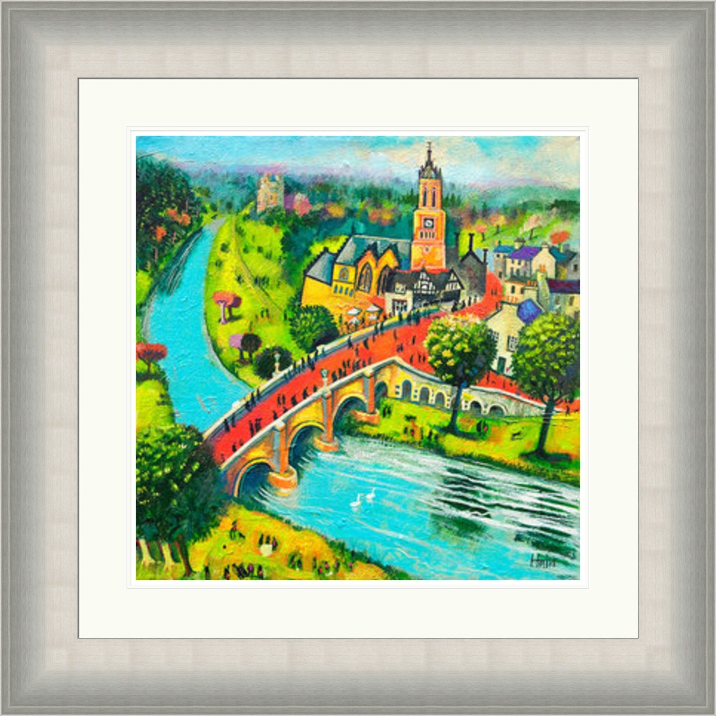 Tweed Bridge Peebles by Rob Hain