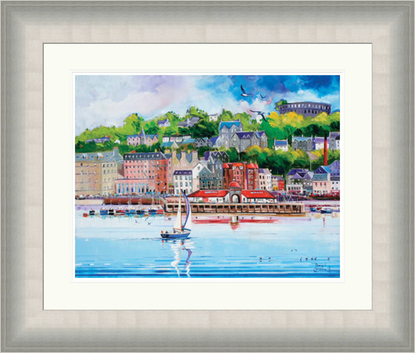 Sailing Into Oban by Daniel Campbell