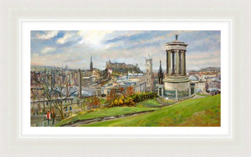 February on Calton Hill by James Somerville Lindsay