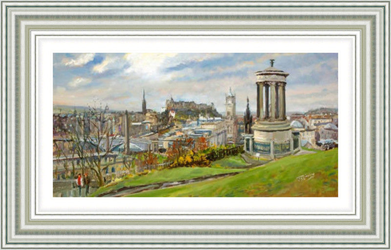 February on Calton Hill by James Somerville Lindsay