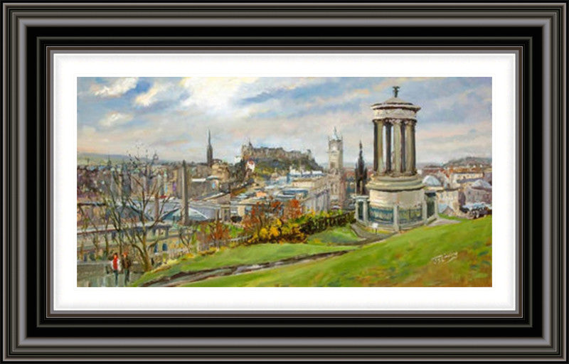 February on Calton Hill by James Somerville Lindsay