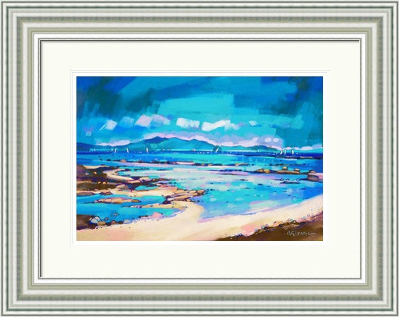 Coastal Blues, Arran by Pam Glennie