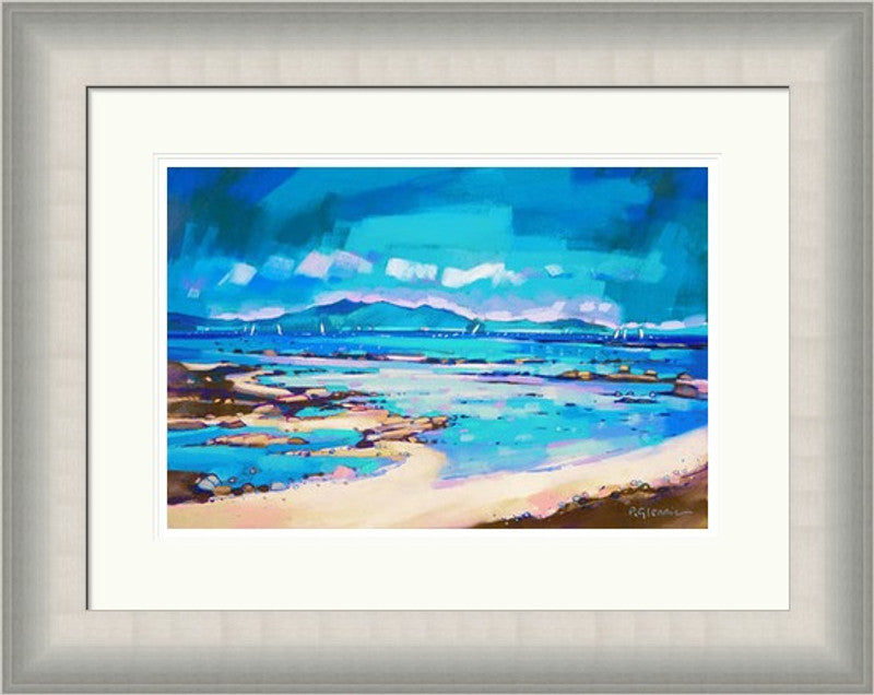 Coastal Blues, Arran by Pam Glennie