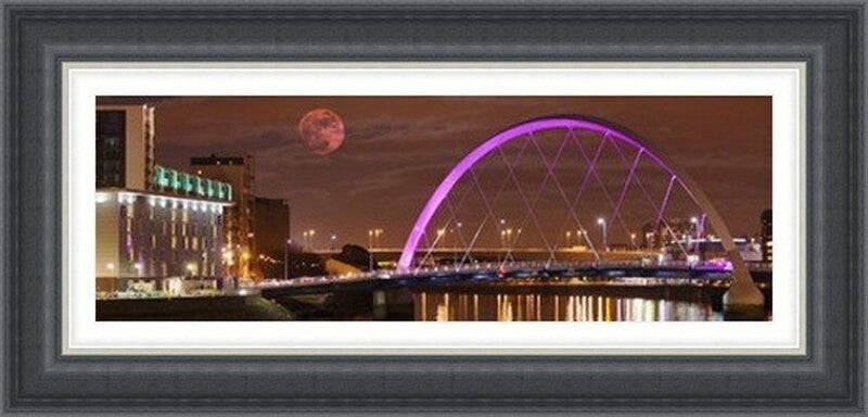 Nightfall Over Glasgow Colour by Ian Marshall
