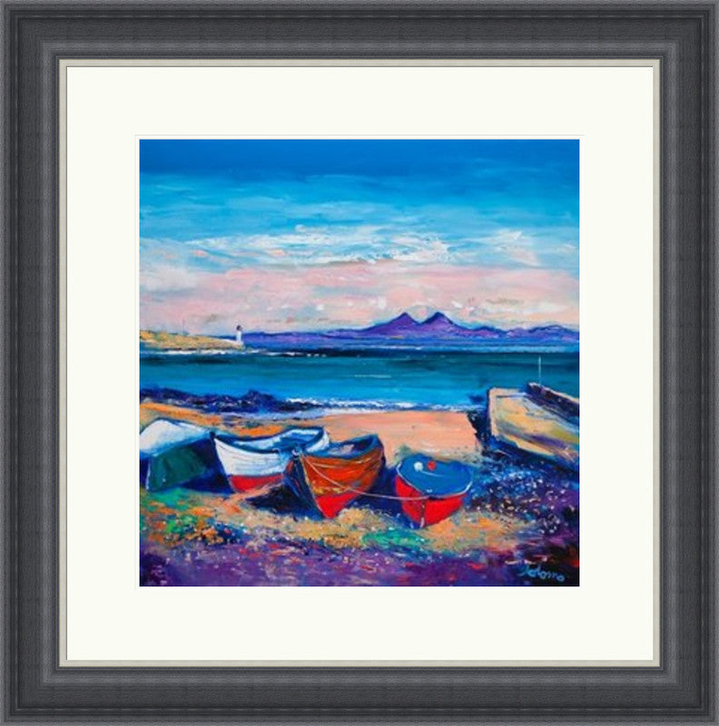 Beached Boats, Loch Indaal, Islay by JOLOMO