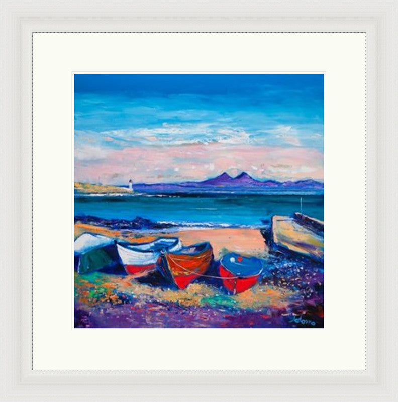 Beached Boats, Loch Indaal, Islay by JOLOMO