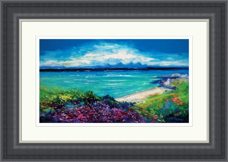 The Paps of Jura from Isle of Gigha by Jolomo