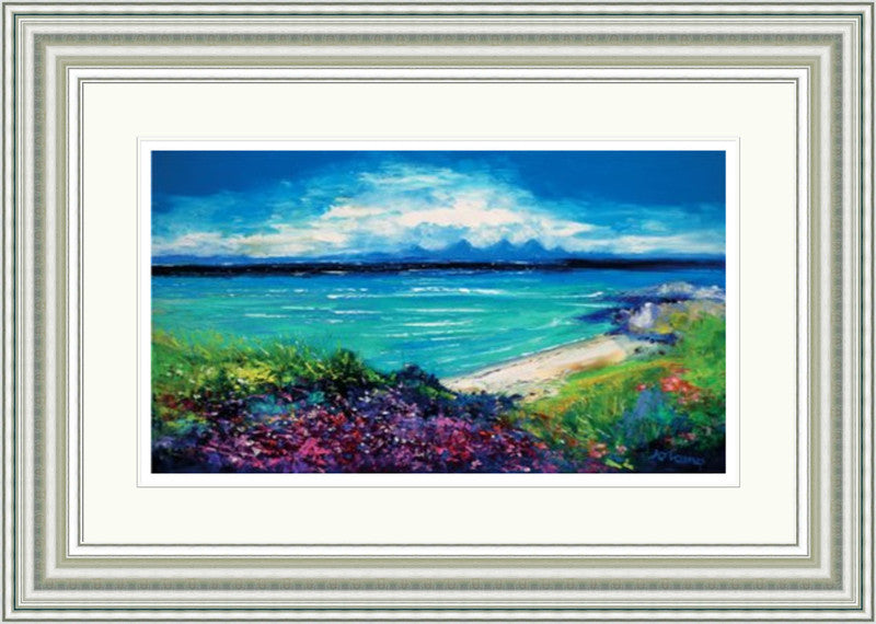 The Paps of Jura from Isle of Gigha by Jolomo