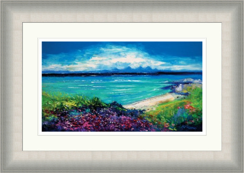 The Paps of Jura from Isle of Gigha by Jolomo