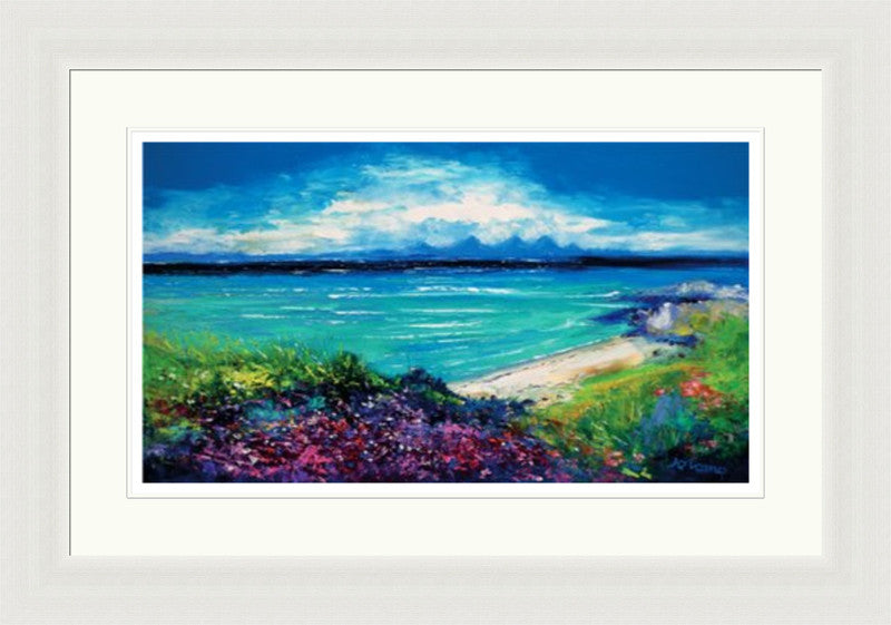 The Paps of Jura from Isle of Gigha by Jolomo