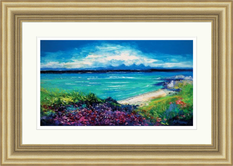 The Paps of Jura from Isle of Gigha by Jolomo