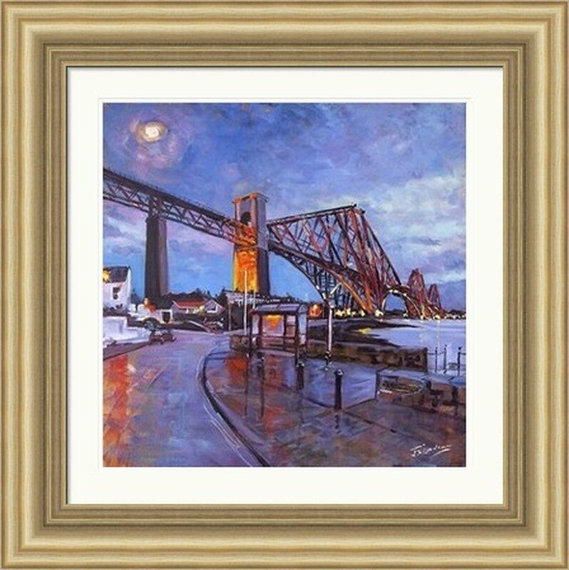 The Rail Bridge from North Queensferry by James Somerville Lindsay