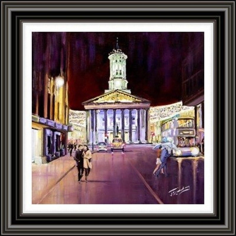 Evening, Royal Exchange Square by James Somerville Lindsay