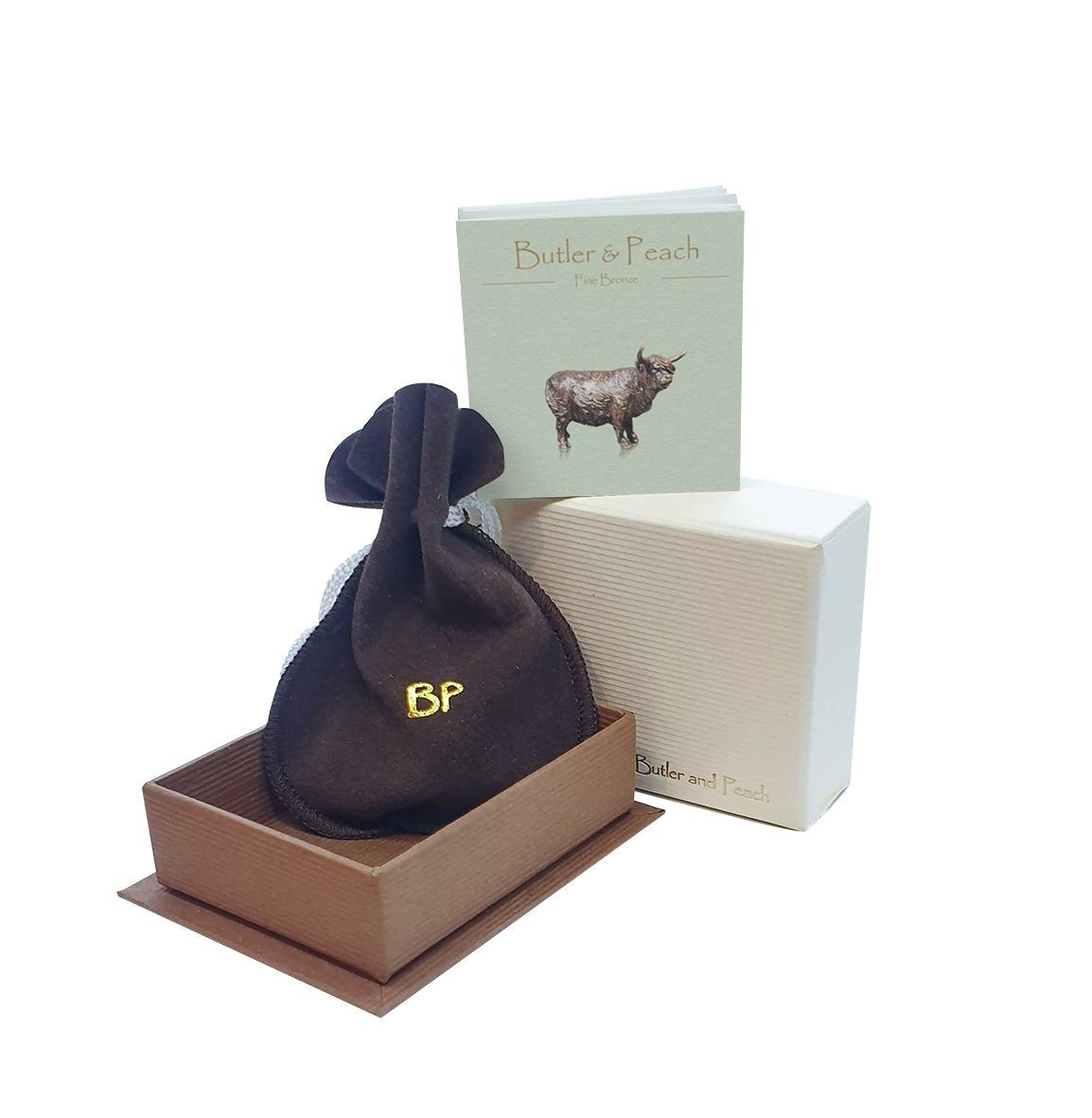Butler & Peach Woodland Trio Collectors Set by Michael Simpson with Free Magnifying Glass