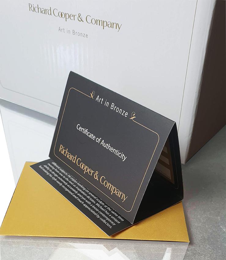 Personalised Poppy Bronze Sculpture by Michael Simpson (Limited Edition)