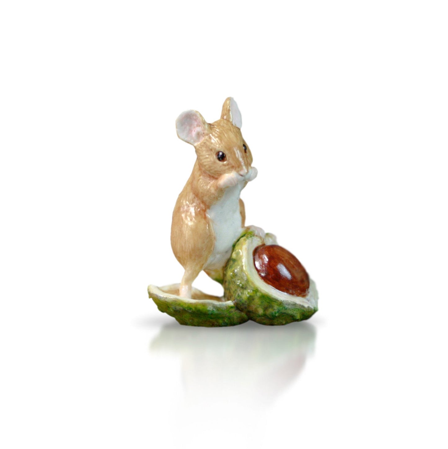 Richard Cooper The Cottage Studio Mouse on Conker by Keith Sherwin
