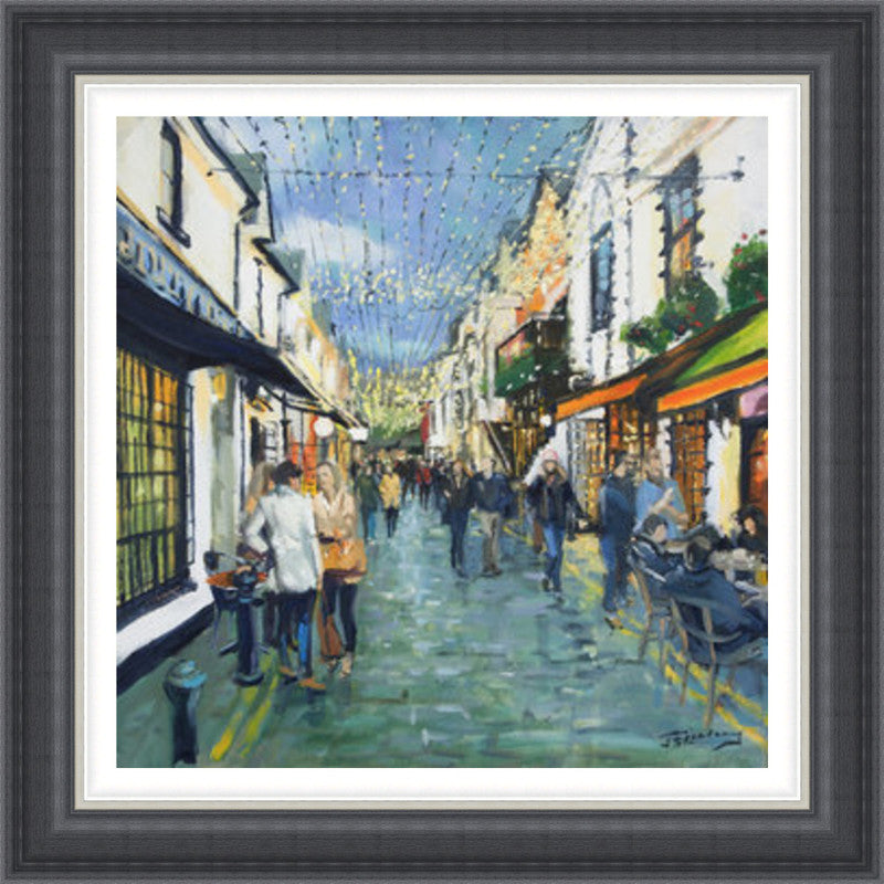 Friday Night Out, Ashton Lane by James Somerville Lindsay