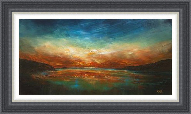 Flaming Light over Calgary by Grace Cameron