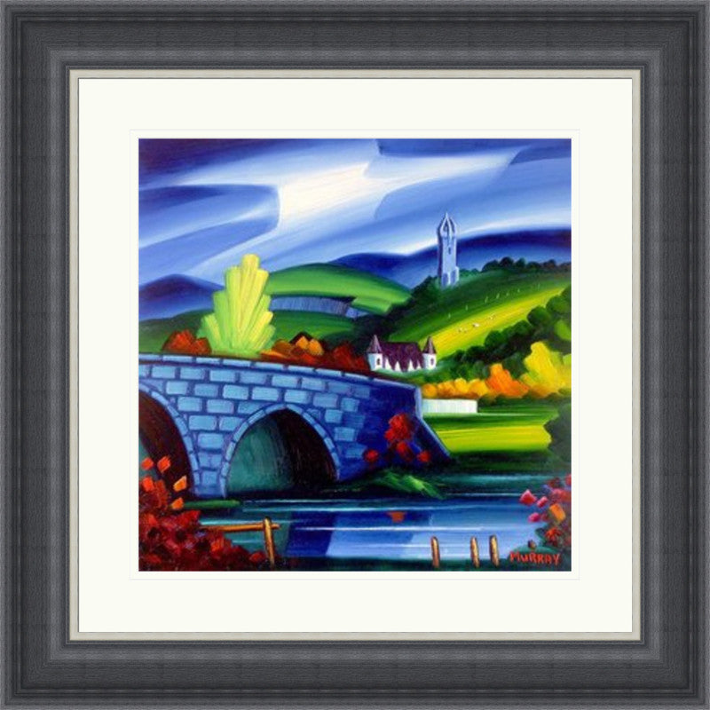 Stirling Bridge and Wallace Monument by Raymond Murray