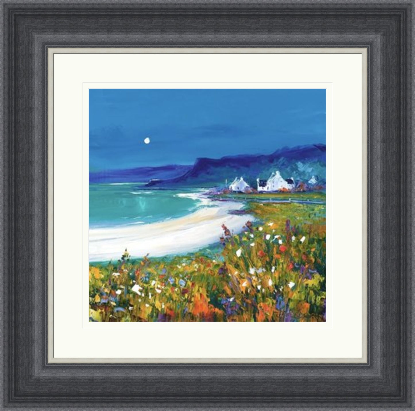 Moonlight, Kildonan Bay Arran by Jean Feeney
