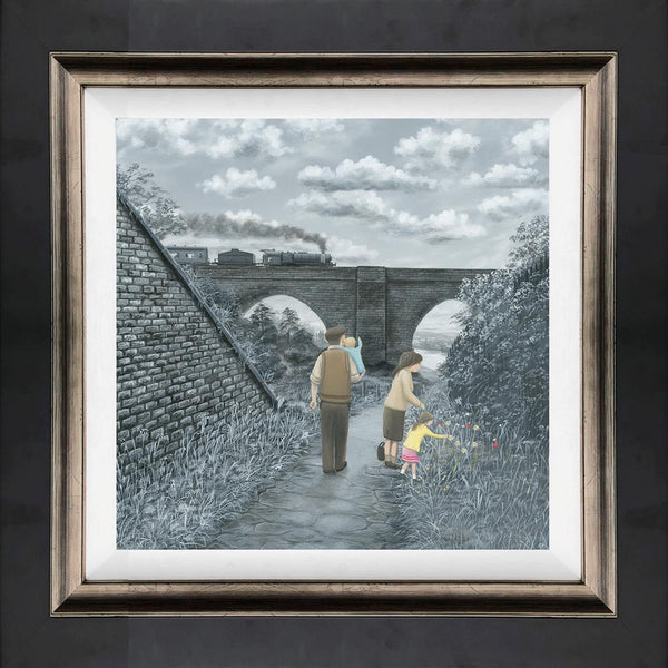 We Timed That Right Canvas by Leigh Lambert