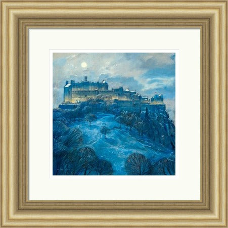 Moonlight over Edinburgh Castle by Bob Lees