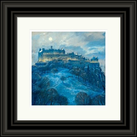 Moonlight over Edinburgh Castle by Bob Lees