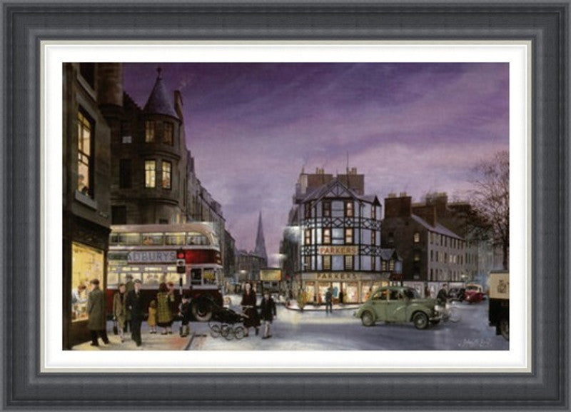 Bristo Street 1950s, Colour by John M Boyd
