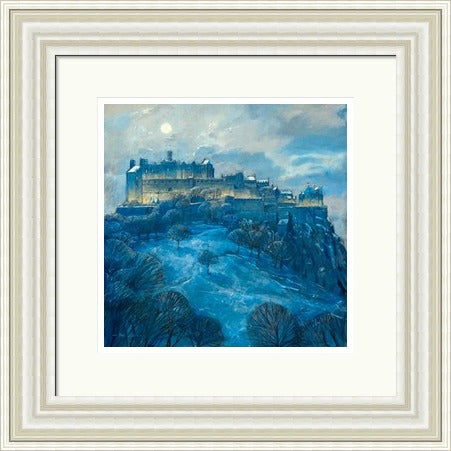 Moonlight over Edinburgh Castle by Bob Lees