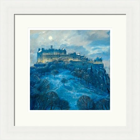 Moonlight over Edinburgh Castle by Bob Lees
