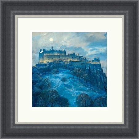Moonlight over Edinburgh Castle by Bob Lees