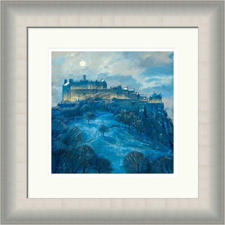 Moonlight over Edinburgh Castle by Bob Lees