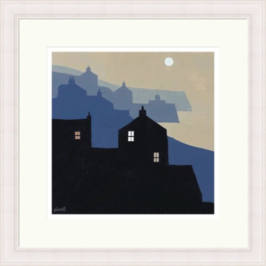 Headlands and Moon (Limited Edition) by George Birrell