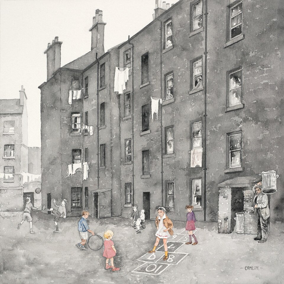 Scottish Memories 2 (The Back Court, Glasgow Tenements)