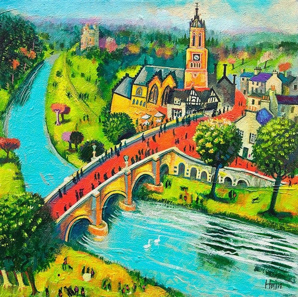 Tweed Bridge Peebles by Rob Hain
