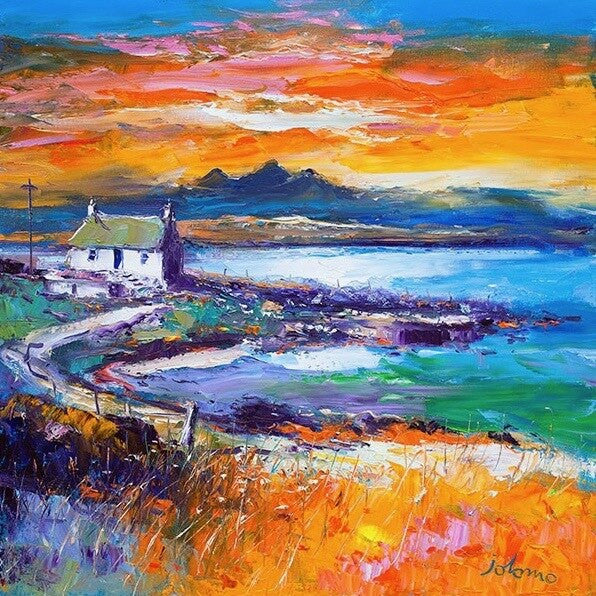 A Jura Sunset From Port Nan Gallan, Keills by Jolomo