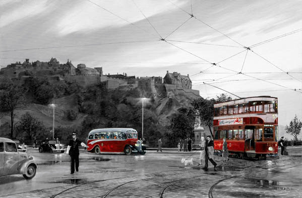 Traffic Control at the Mound, Black and White